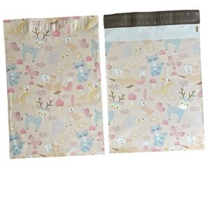 Set of 15 - 10x13 Woodland Critters Premium Poly Mailers